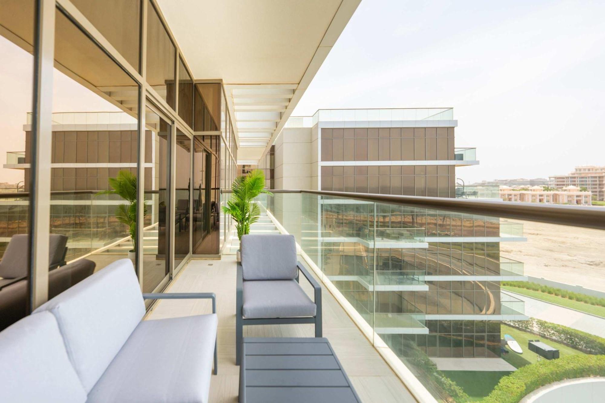 Spacious Beachfront 2 Bedroom Apartment - The 8 Dubai Exterior foto