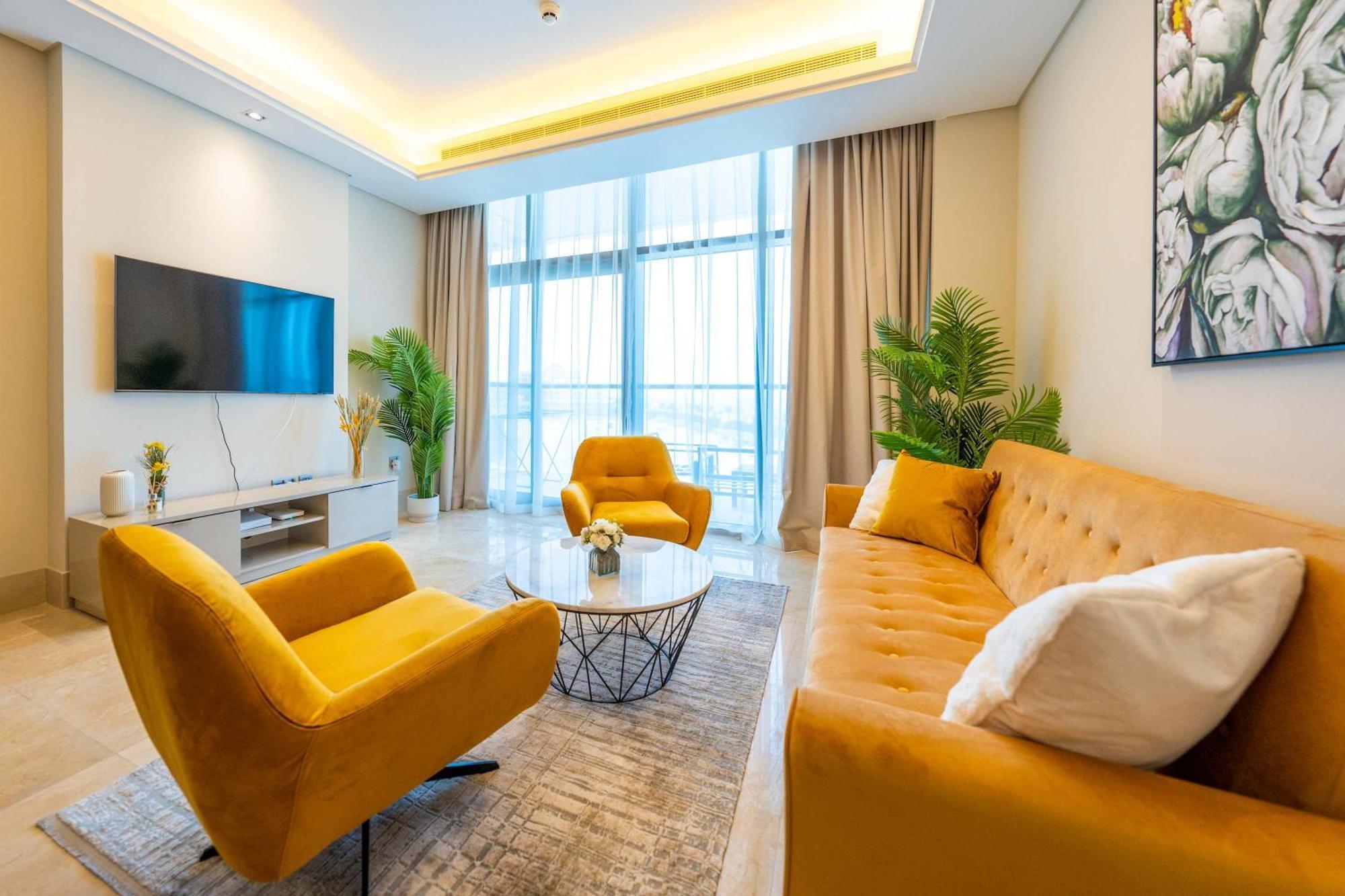 Spacious Beachfront 2 Bedroom Apartment - The 8 Dubai Exterior foto